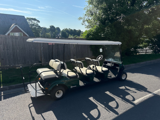 Used Cushman Shuttle 8 golf buggy sales